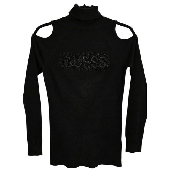 Guess Tops - GUESS Cold Shoulder Turtleneck Sweater